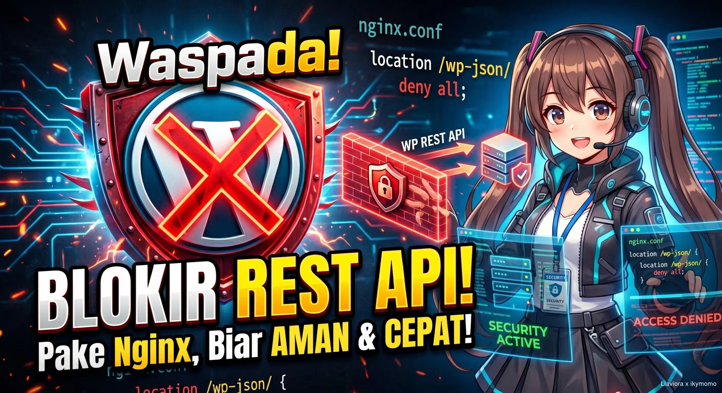 Cara Blokir REST API WordPress di Nginx Tanpa Plugin