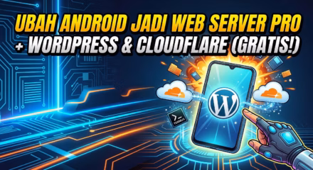 Bangun Web Server Pro di Android pake WordPress dan Cloudflare Tunnel