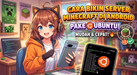 Cara Bikin Server Minecraft di Android Pake Ubuntu Tarball