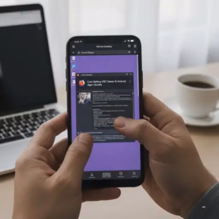 Cara Setting VNC Viewer Biar Ubuntu di Android Gak Lag